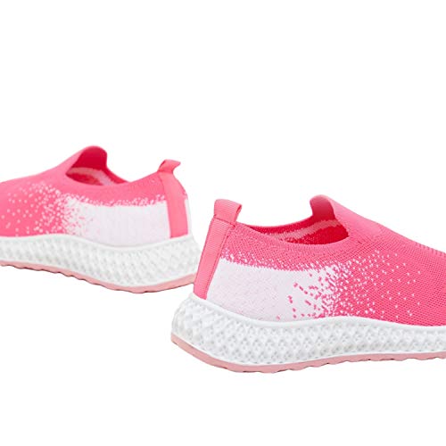 Image of shoexpress Womens Textured Walking Shoes with Slip-on Styling Walking Shoes