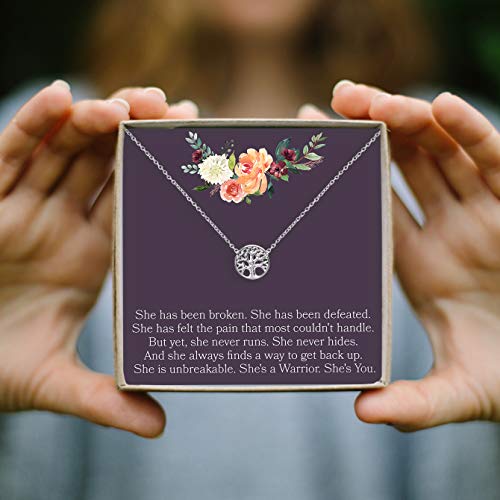 Thinking-of-You-Necklace-Inspirational-Presents-Heartfelt-Card-Jewelry-Gift-to-Send-Love-Thoughts-for-Condolences-Support-Sympathy-Illness-etc - DumpADate.com