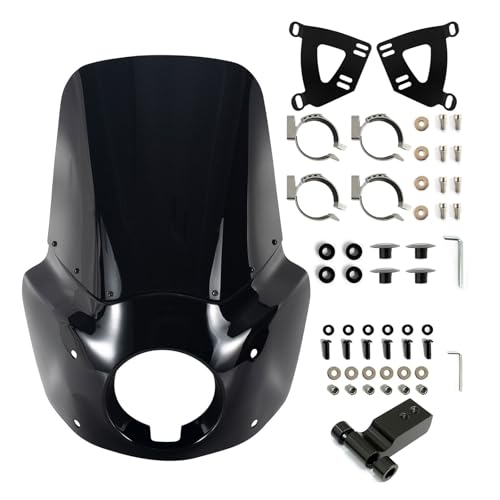 Carénage avant Road Warrior pour Softail Street Bob FXBB 18-24 et Standard FXST noir foncé