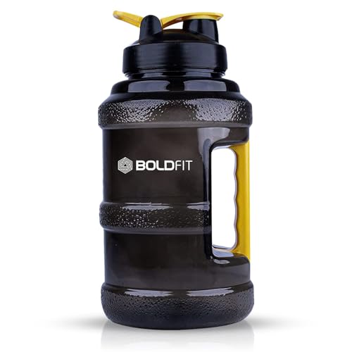 Boldfit Plastic Gym Gallon Water Bottle 2.5 Liter, Extra Large Leak Proof Fitnes...
