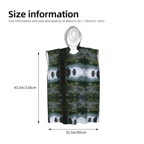 Serviette de bain légère style poncho microfibre haut de gamme - 4