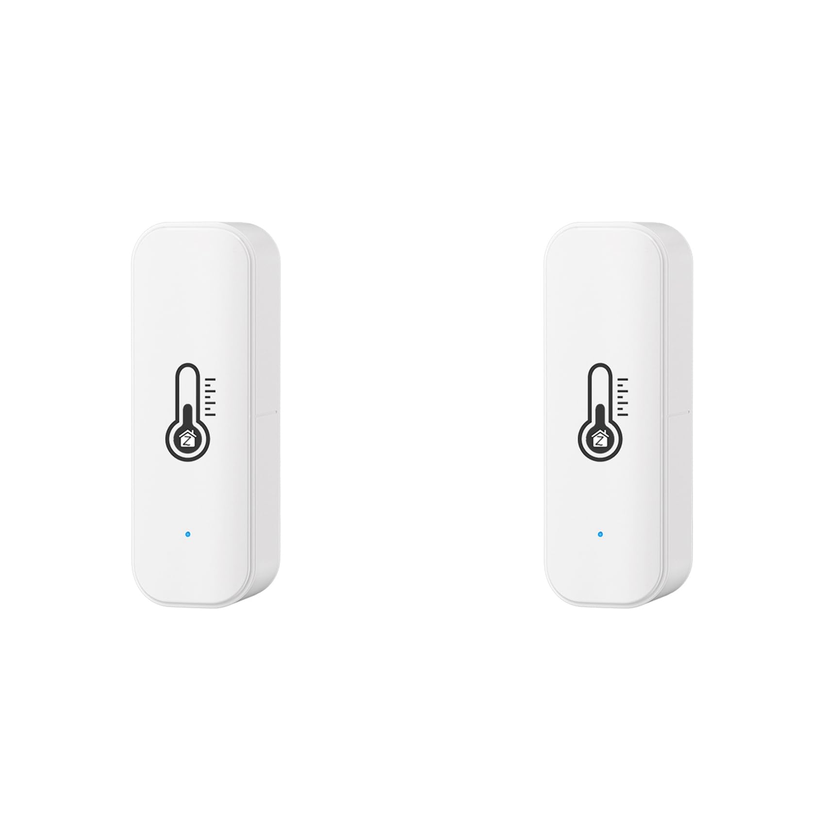 Jnchdghwa White 2X Tuya Zigbee Temperature Humidity Sensor Smart Home Temperature Sensors Works With Assistant Smart Life