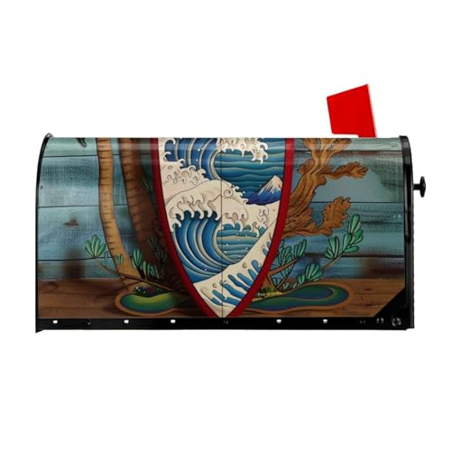 Housse de boîte aux lettres magnétique décorative grand format surf extérieur - 2