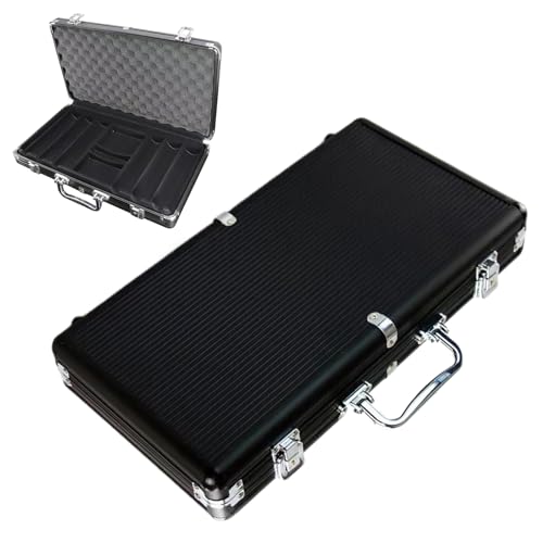 Struttura antigraffio: questa custodia da poker in alluminio è dotata di uno strato esterno opaco, antigraffio e resistente alle dita. Offre una piacevole sensazione liscia e mantiene un aspetto impeccabile a lungo termine. In questo modo migliora l'aspetto del tuo spazio di lavoro e si adatta armoniosamente sia ai concetti di design degli interni casual che formali.
