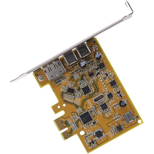 Deal4GO 2X USB Type-C 1x DP PCIe Expansion Card 6G7FY UPD2018D0 Replacement for Dell OptiPlex 7050 3070 5050 3060 7060 Precision 3420 3620 Tower Desktop, Yellow