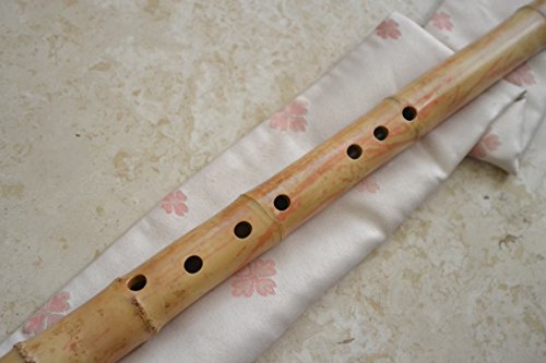 8 Hole Shakuhachi Dongxiao Bamboo Flute C/F Key Zen Instrument #TOP4