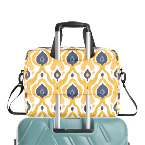 Bolso para portátil geométrico amarillo 15.6 pulg. miniatura 6