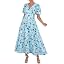 G#teal Floral Print