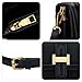 KKXIU Black Designer Crossbody Bags - Purses for Women Vegan Leather Purses and Handbags Shoulder Top Handle Bag