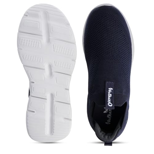 Image of WALKAROO Sports Shoes for Men's|Perfect for Walking,Gym Training and Casual Outfit|Cushioned Insole with EVA Outsole |Breathable Mesh Upper|WS9571