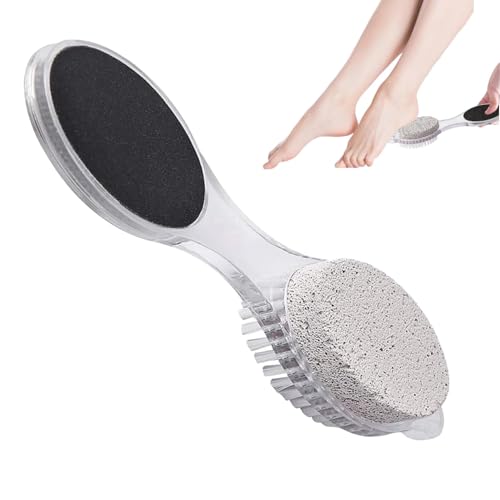4-in-1 Pumice Stone Foot Scrubber – Callus Remover for Smooth Feet, Pedicure & Foot Care