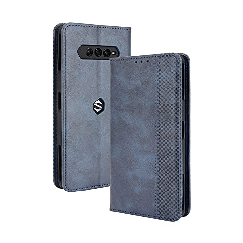 Xiaomi Black Shark 4 P[XyMARRz X}zP[X 蒠^ Vv Jo[ 蒠^P[X Black Shark 4 / Black Shark 4 Pro PU U[ Jo[ J[h|Pbg  X^h@\t S