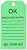 Brady 86682 5-3/4" Height, 3" Width, B-853 Cardstock, Black On Green Color Scaffolding Tag (Pack Of 100)