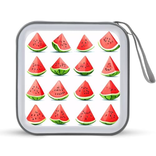 Watermelons CD Case Portable DVD Holder Storage Organizer for Home Travel
