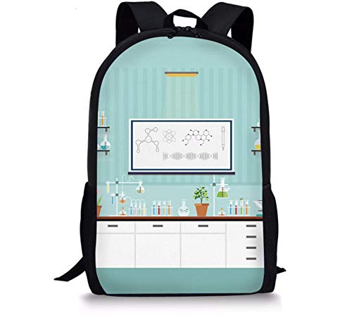 Preisvergleich Produktbild Schulrucksack Rucksack Büchertaschen Für Kinder Mädchen Jungen Laptop Laptoptasche Frauen Anti Theft Casual Rucksack Chemielabor