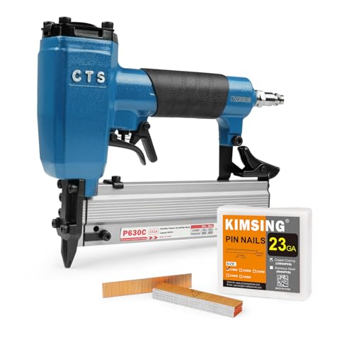 P612 23 Gauge 1/2-Inch Pin Nails × 10,000PCS with P630C 23 Gauge Pin Nailer