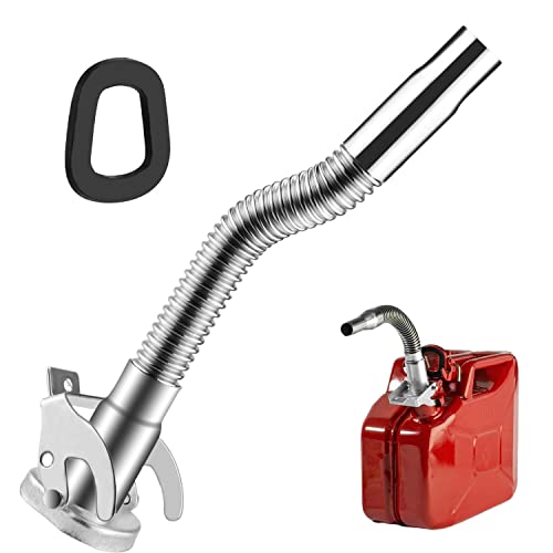 Boquilla de Combustible de Metal Boquillas de Lata de Gasolina Boquilla Flexible de Vertido para Tanque de Combustible 5 10 20L