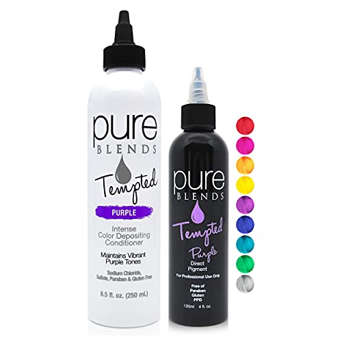 Kit Tinte Semi Permanente Pure Blends Purple Stain miniatura 1