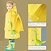 Kids Raincoats Waterproof Rain Jacket Hooded Rain Poncho Toddler Boys Girls Rain Suit Reusable Rainwear 2-8 Years