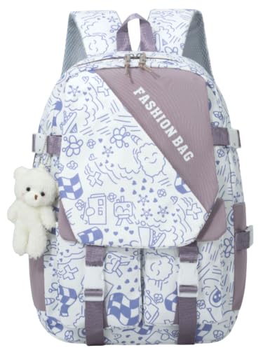 Image of Tinytot 30 Litre Japanese Korean Style School Bag Water-Resistant Laptop & Travel Backpack - Unisex Large 18 Inches Multipurpose Student Backpack for Boys & Girls, Men & Women
