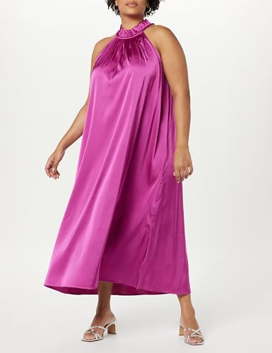 Image of The Drop Womens Arlette Silky Stretch Halter Maxi Dress