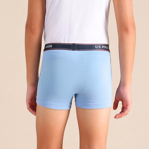Image of U.S. Polo ASSN. Boy's Cotton Casual Style Trunks (Pack of 2)