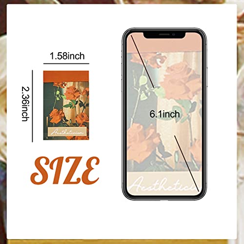 Image of 6 Sets 300 Pcs Washi Stickers Set Vintage Aesthetic Sticker Book for Journaling, DIY Decorative Paper Sticker Decals for Bullet Journal Art Scrapbooking Diary Card Craft Gift Album Notebook Stationery