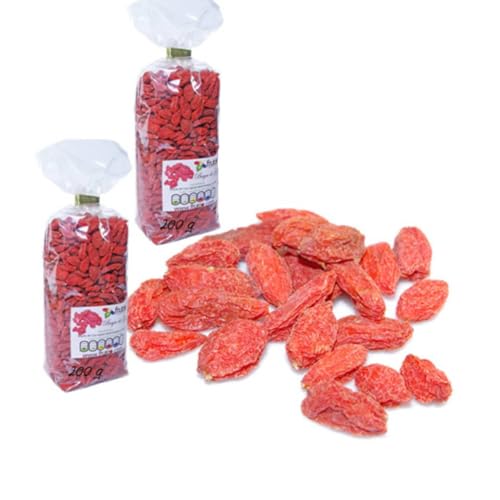 Pack 2x Bayas de Goji Convencional 200g | Red Orgánica | Fruta Deshidratada Natural | Fuente de Antioxidantes y Energía | Apto para Veganos