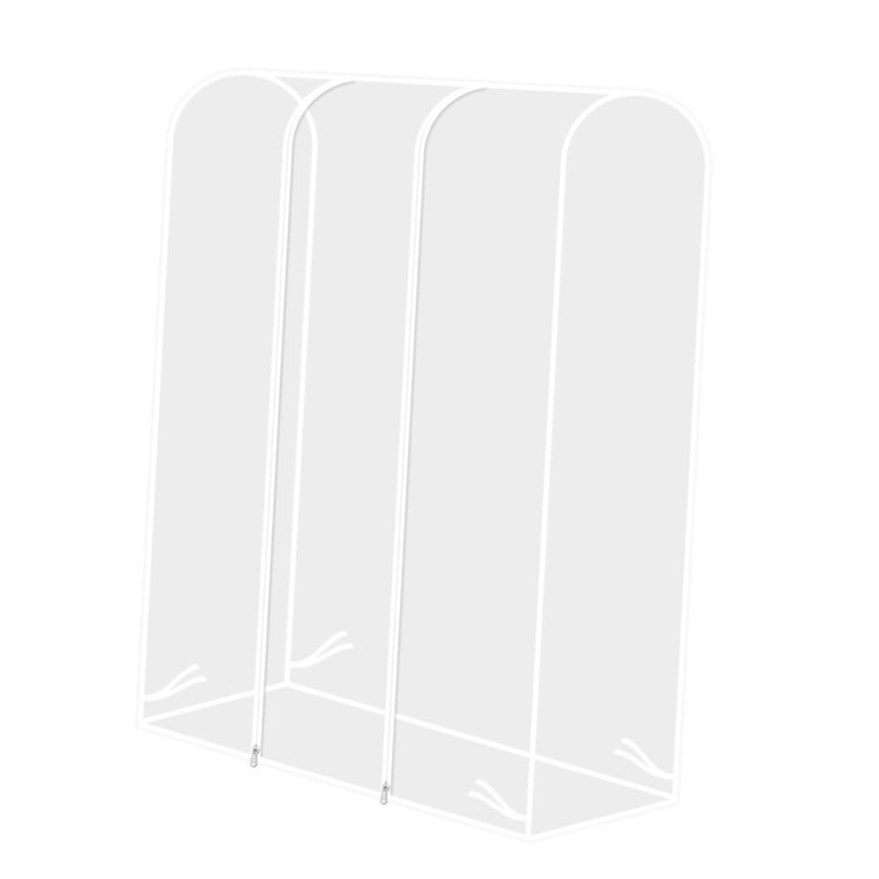 Gatuida Funda Protectora Transparente para Perchero de Ropa y Prueba de Polvo Material Peva Resistente para Dormitorio y