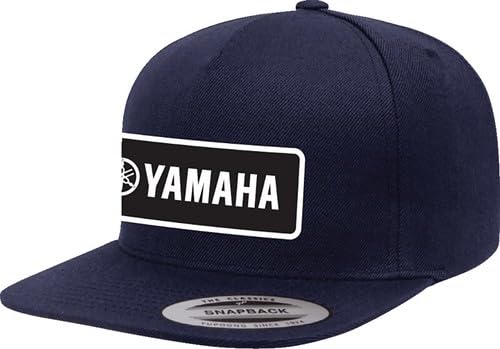 YAMAHASnapback Racing Hat Monster Energy, Classic Logo, Throwback Logo One Size Fits Most