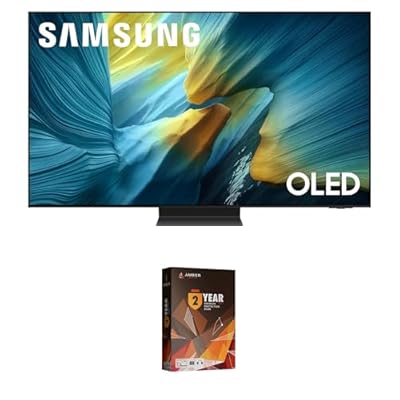 SAMSUNG QN55S95FAFXZA 55 Inch OLED HDR Pro 4K Smart TV with Q-Symphony Pro and 2 Year Amber Protection Plan (2025)