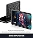 Poetic TurtleSkin Heavy Duty Case Designed for Galaxy Tab A 10.1 2019, Model SM-T510/T515, Rugged Shockproof Drop Protection Kids Friendly Silicone Cover Case, Black