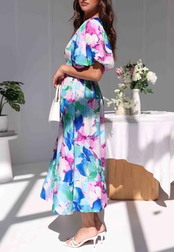 Image of Sissyaki Women's Floral Maxi Dress 2026 Summer Spring Wedding Guest Dress