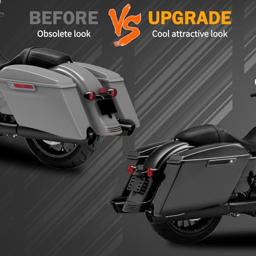 Reflectores negros para alforjas de moto miniatura 3