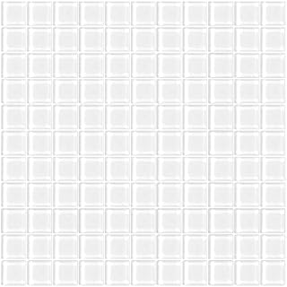 Glass 1x1 Mosaic 0.97 sq ft/Piece Pack of 1, Ice White Polished Glass Mosaic Tile – Mesh-Mounted 4 x 5 Sheets– Not Peel & Stick Bathroom Backsplash Shower Floor Spa Wall Tile