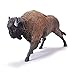 wmengjj Simulazione Modello Animale Gomma Modello Bisonte Americano Giocattoli Bambola Modello Realistico Scultura Statica Giocattoli Educativi Educazione Precoce Giocattoli Cognitivi Regali Per Ragaz