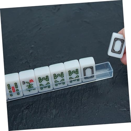 4 mini soportes de Mahjong para viaje compacto y portátil miniatura 4