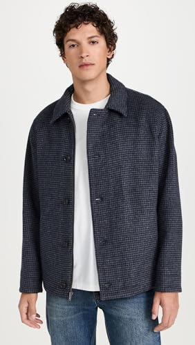 Vince Men's Houndstooth Deck Jacket2