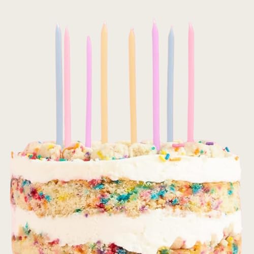 60 Pcs Birthday Decorations Cake Candles for Wedding Party Restaurant Bar Cupcake BBQ Decorations