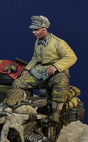 Kit de défense armée allemande assise arrière 1/35 résine miniature hiver 1945 DD35186