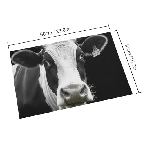 Tapis vache de cuisine et entrée antidérapant de 60x40 cm - 4