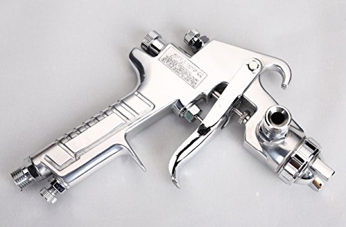 Image of High Performance W77-G HVLP Gravity Feed Spray Gun (Nozzle Size 3.5mm, Silver)