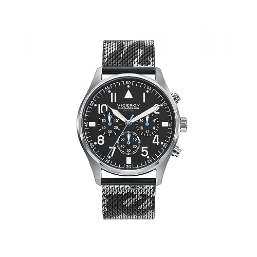 Reloj crono Viceroy 46805-94 montre homme acier bicolore chronographe