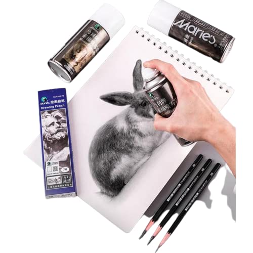 Marie's 180ML Fixative Spray Fixative For Sketches Art Supplies