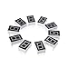 JAGTRADE Lens Circle 10PCS 0.56 Inch 7 Segment 1 Digital LED Display Red Common Digital Tubes