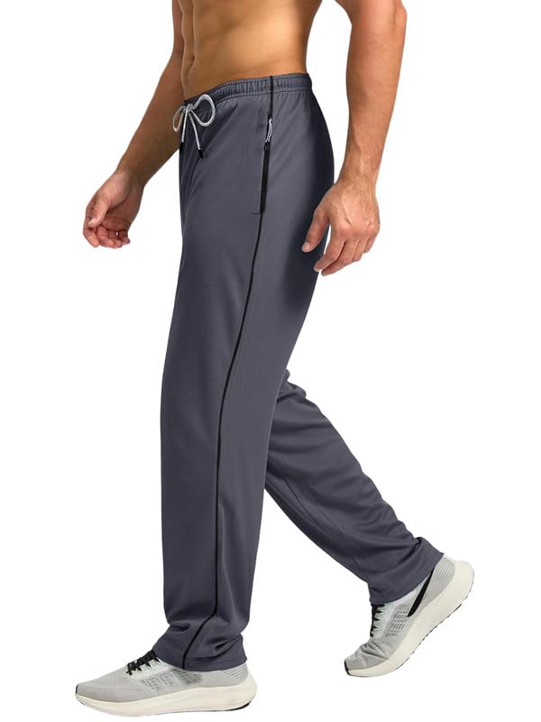 Image of Pinkmint Men's Combo Casual Trousers l Stylish Side Pocket with Zip l Lightweight & Comfortable Troser Pant for Summer (Pack of 2)