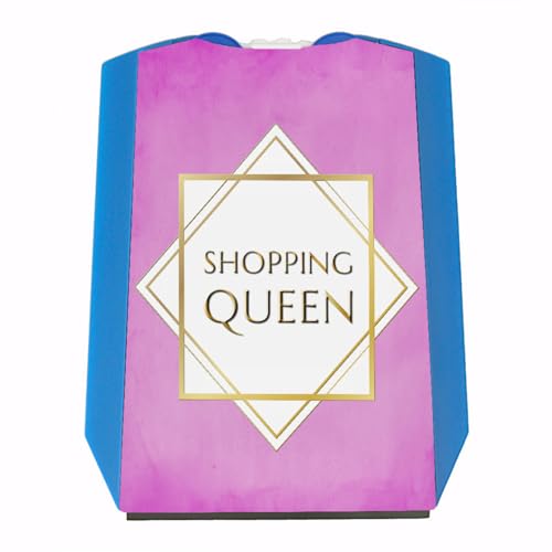 Shopping-Queen Parkscheibe mit Goldrahmen mit 2 Einkaufswagenchips in rosa mit lustigem Spruch Frauen-Auto Frau am Steuer Geschenk Einkaufen Frauengeschenk Parkplatz Parkuhr Lady Shopping-Queen Parkscheibe mit Goldrahmen mit 2 Einkaufswagenchips in rosa mit lustigem Spruch Frauen-Auto Frau am Steuer Geschenk Einkaufen Frauengeschenk Parkplatz Parkuhr Lady