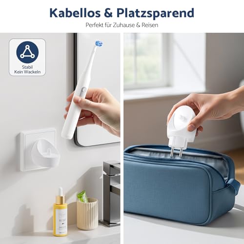 Ladegerät für Oral B Ladestation Steckdose, Kabelloses Ladegerät Zahnbürste – Ansicht 3
