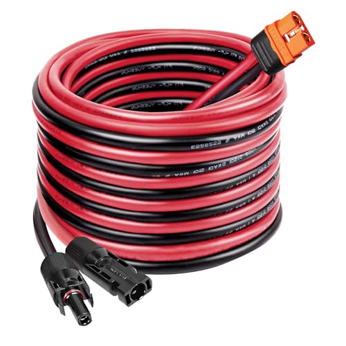 Solar to XT60i Cable 10AWG 20ft