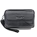 Produktbild Leder-Clutch-Tasche Handgelenk-Geldbörse für Männer Frauen Reisen Outdoor Business Organizer Wristlet Strap Pouch Coin Money Wallet Handtasche Mehrzweck-Handyhalter Daypack